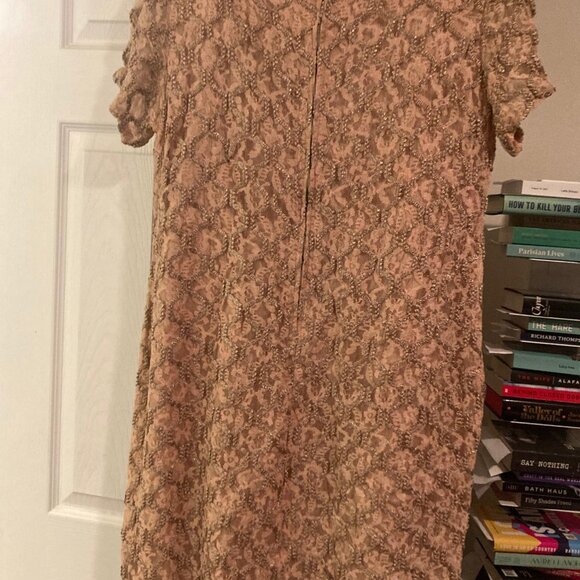 Vintage Pink Lace Plus Size Dress - Picture 7 of 7